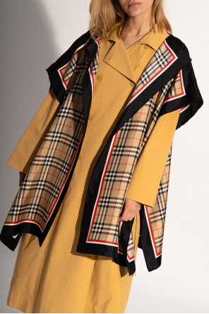 Burberry Checked poncho