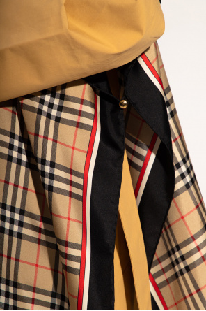 Burberry Checked poncho