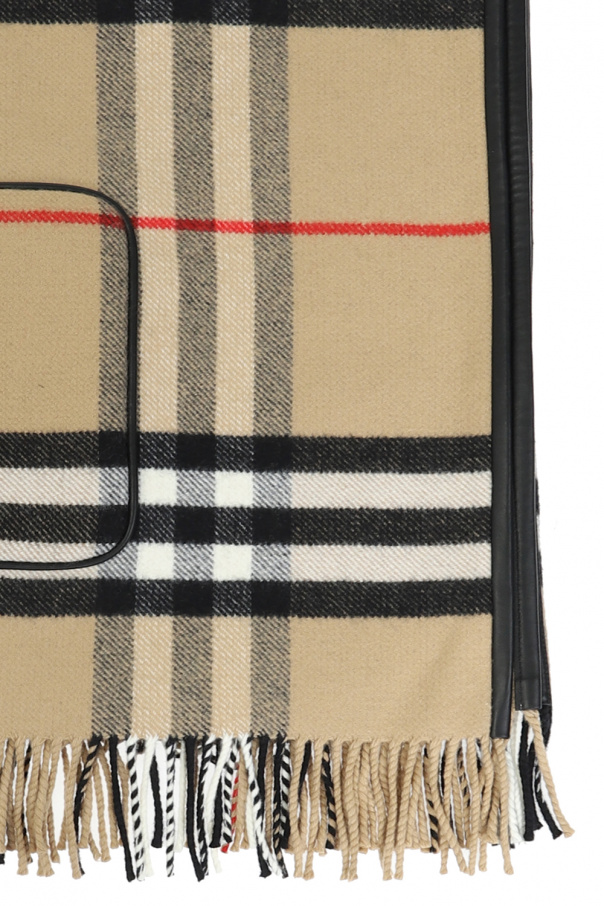 burberry cardholder Scarf with pockets