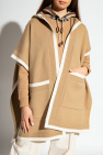 burberry argyle ‘Carla’ wool poncho