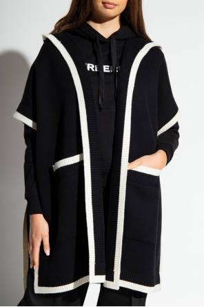 burberry horseferry ‘Carla’ wool poncho