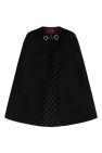Gucci BLACK Wool Poncho