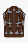 Burberry Checked wool poncho