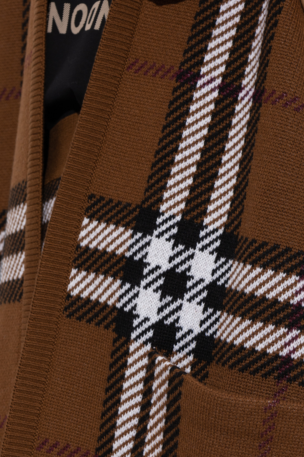 Burberry Checked wool poncho