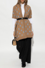 Burberry ‘Carly’ poncho with monogram