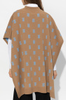 Burberry ‘Carly’ poncho with monogram