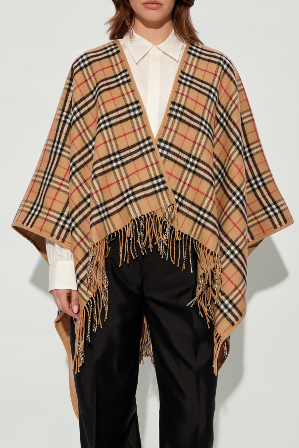 Burberry Wool poncho