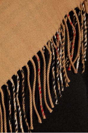 burberry Monogramm Wool poncho