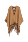 Burberry beige Wool poncho