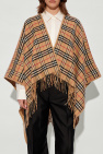 Burberry beige Wool poncho