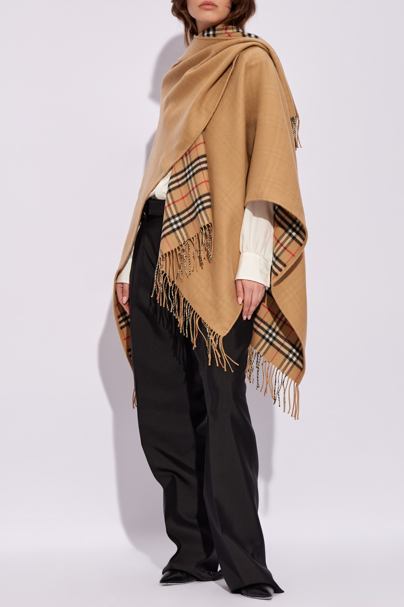 Burberry Wool poncho