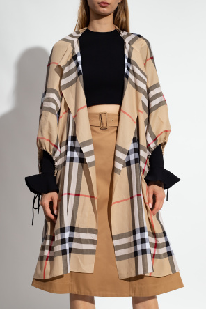 Burberry Checked cape