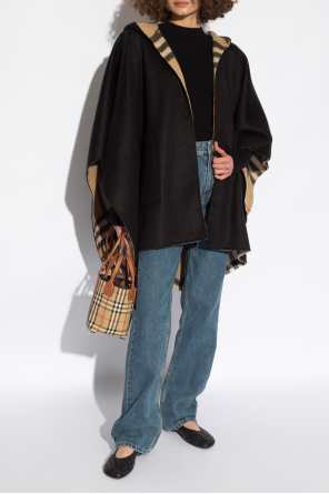 Cashmere poncho with hood od Burberry