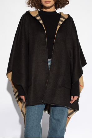 Burberry Cashmere poncho with hood
