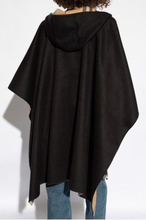 Burberry Cashmere poncho with hood