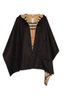 Burberry Cashmere poncho with hood