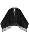 Burberry BLACK Wool Poncho