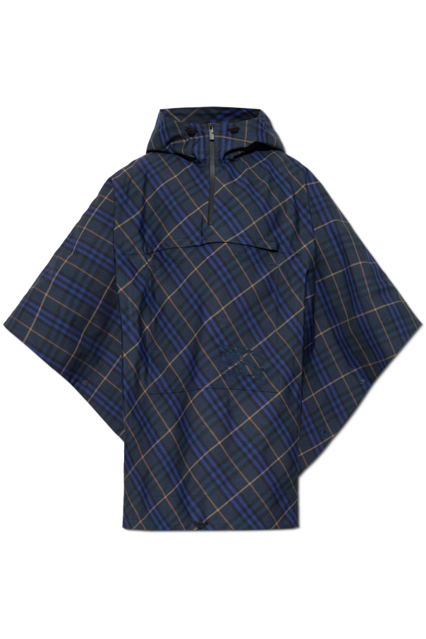 Checkered Poncho od Burberry
