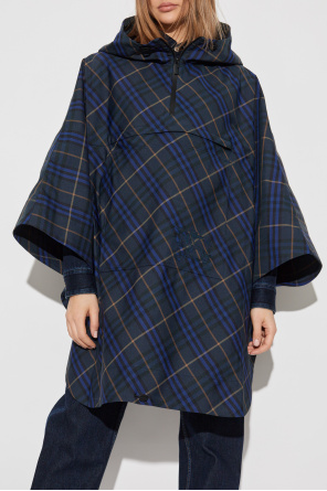 Burberry Poncho mit Karomuster