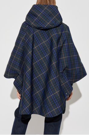 Burberry Poncho mit Karomuster