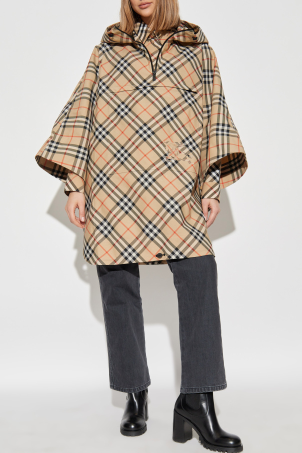 Burberry Poncho a cuadros