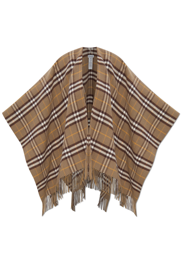 Wool poncho od Burberry