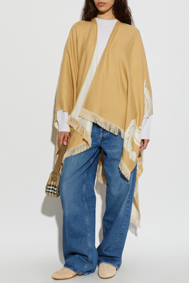 Burberry Poncho with logo