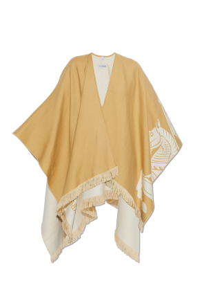 Poncho with logo