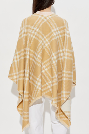 Burberry Poncho `Tribar`