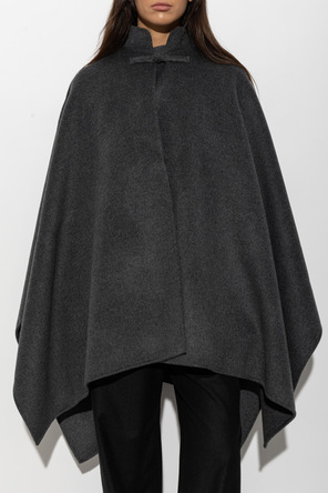 RÓHE Vlněné pončo s turtleneckem