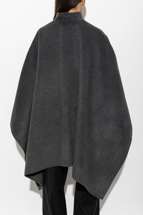 RÓHE Vlněné pončo s turtleneckem