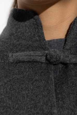 RÓHE Vlněné pončo s turtleneckem