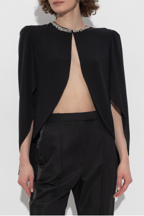 Alexander McQueen Jedwabny top