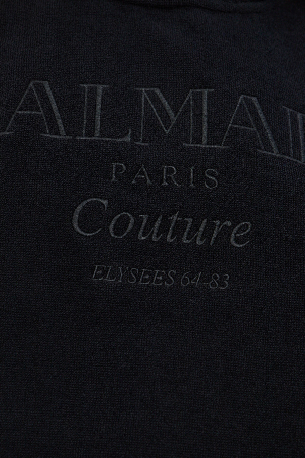 Balmain Poncho de algodón