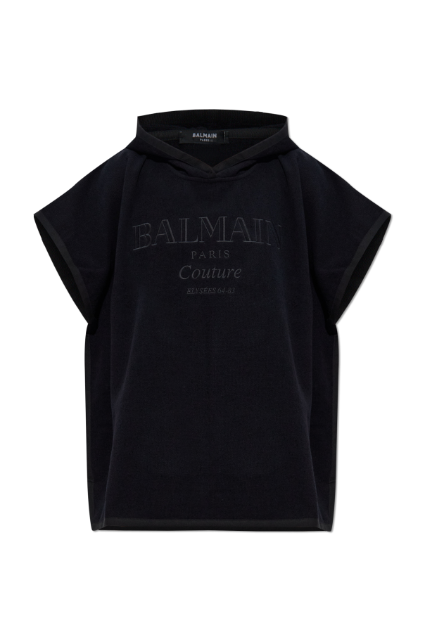 Cotton poncho od Balmain