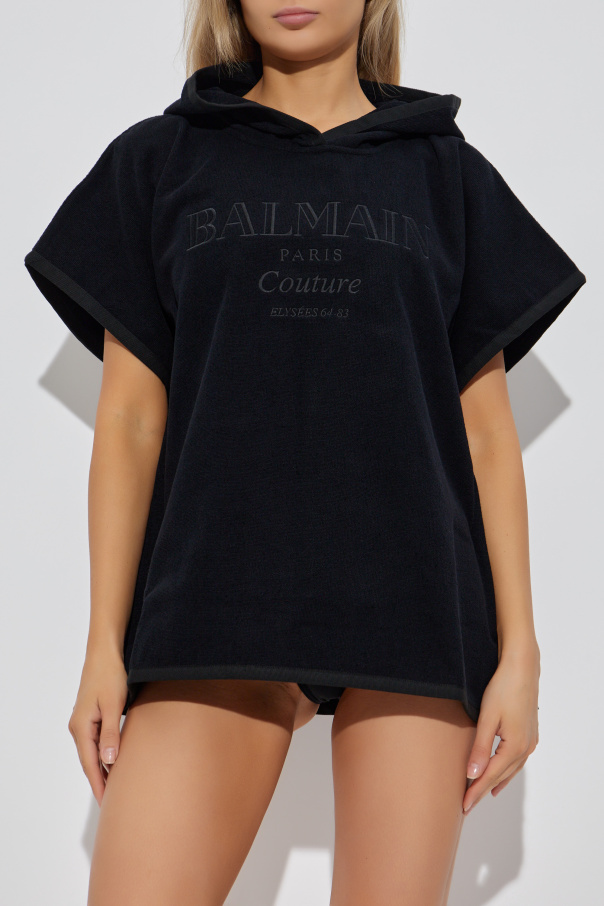 Balmain Poncho de algodón