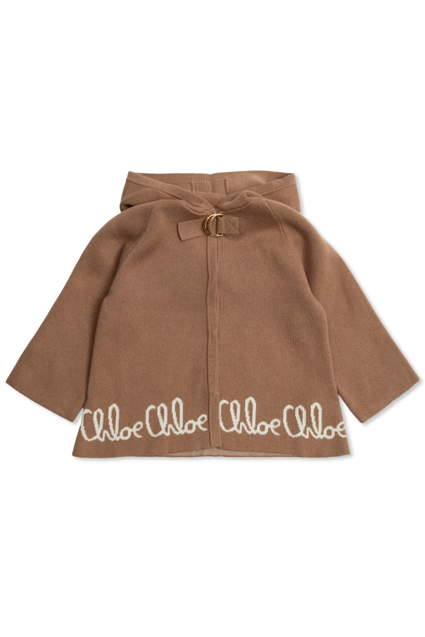 Hooded cardigan od Chloé Kids
