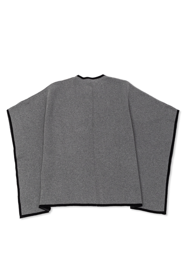 Chloé Kids Gray Logo Poncho by Chloé Kids