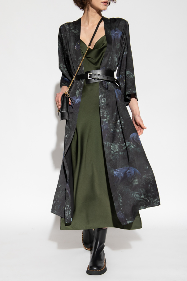 AllSaints Satynowe kimono ‘Carine’