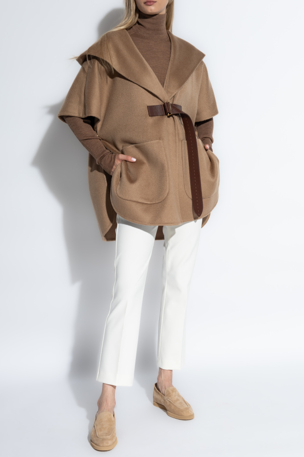 Max Mara Cashmere poncho Dorico