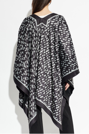 Emporio Armani Patterned poncho