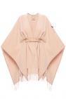 Moncler PINK Poncho with pocket