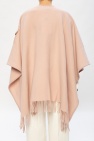 Moncler PINK Poncho with pocket