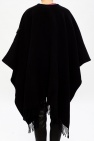 Moncler BLACK Poncho with pocket