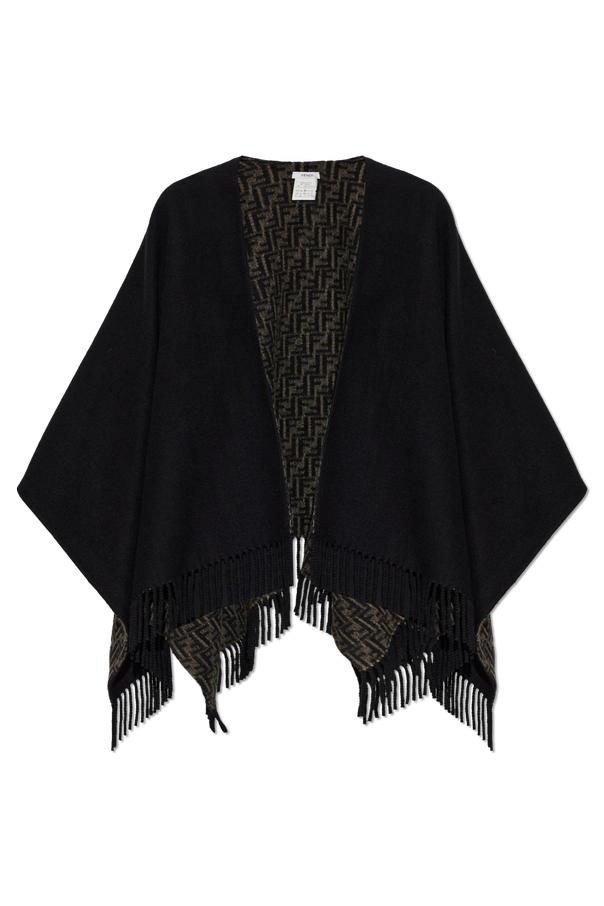 Fringed poncho od Fendi