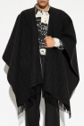 Fendi BLACK Wool poncho