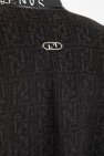 Fendi BLACK Wool poncho