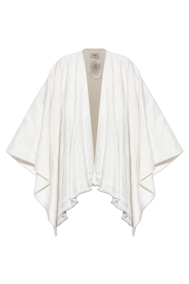 Wool poncho od Fendi