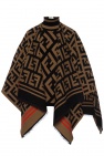 Fendi BROWN Patterned poncho