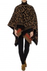 Fendi BROWN Patterned poncho